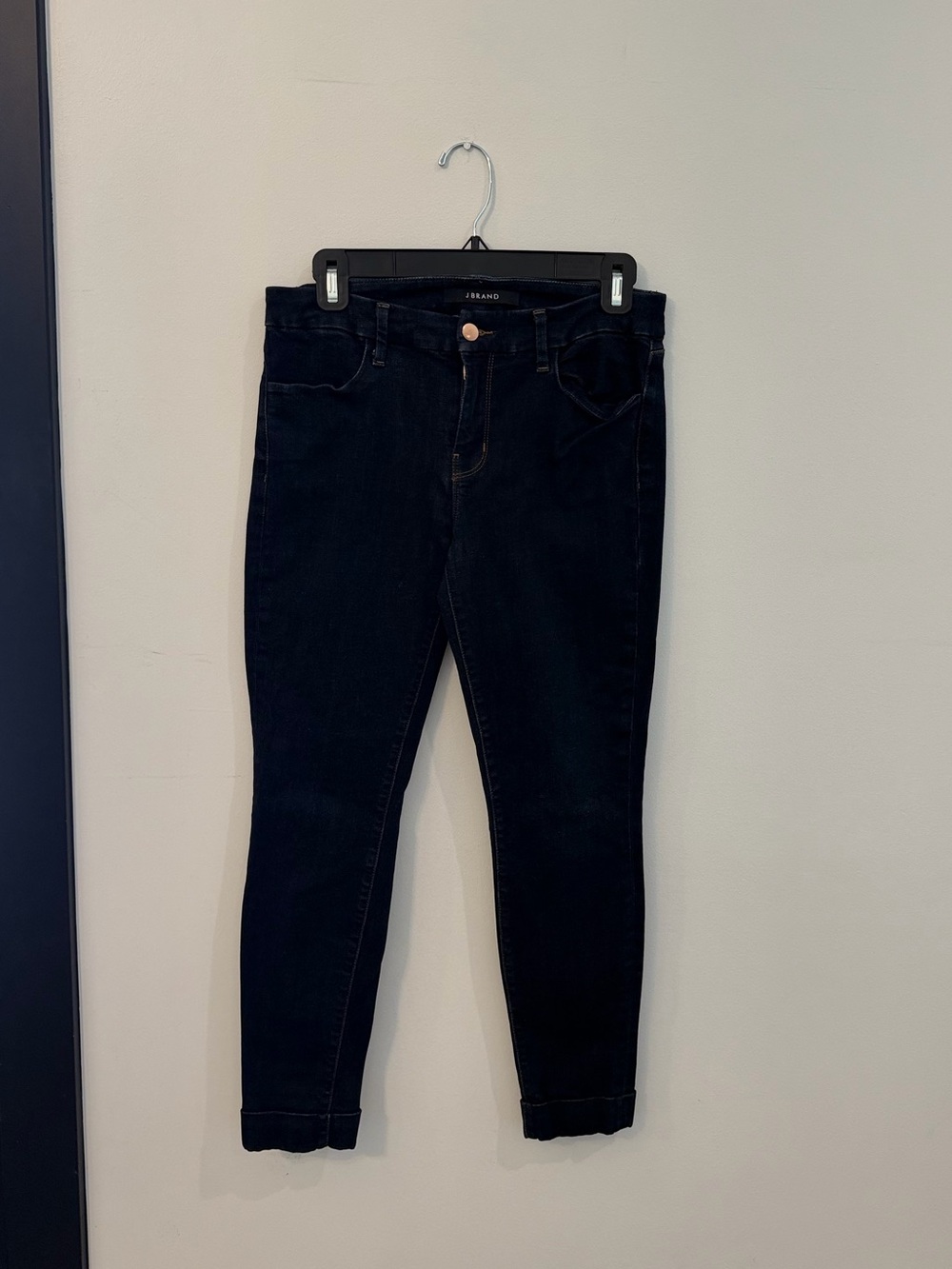 J Brand Dark Indigo High-Rise Jeans